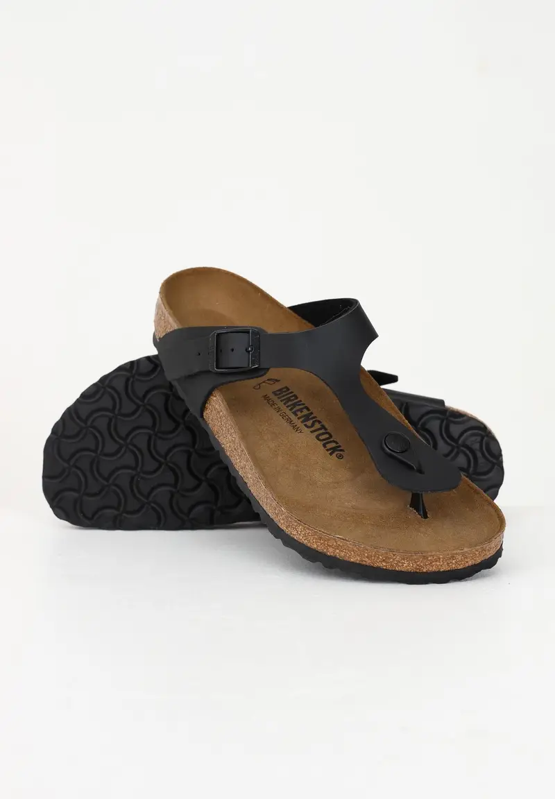 BIRKENSTOCK Infradito Gizeh nero per uomo e donna miniatura 3