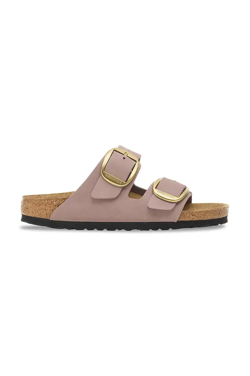 infradito in nubuck Arizona Big Buckle donna colore violetto 1030528