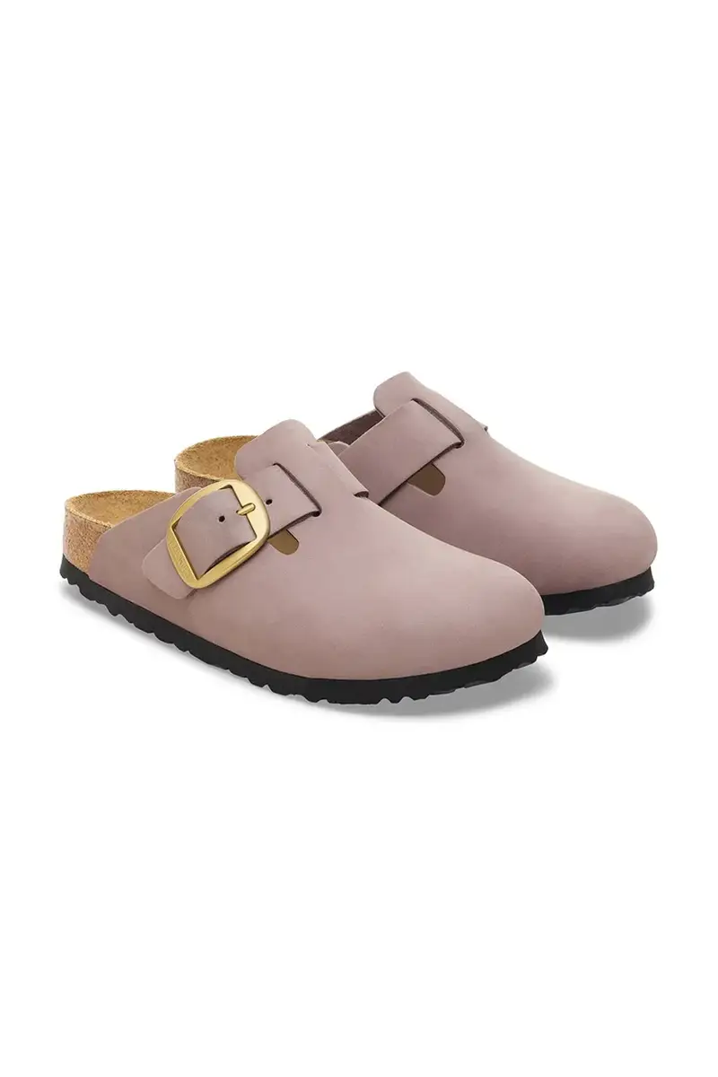 infradito in nubuck Madrid Big Buckle donna colore violetto 1030544 miniatura 3
