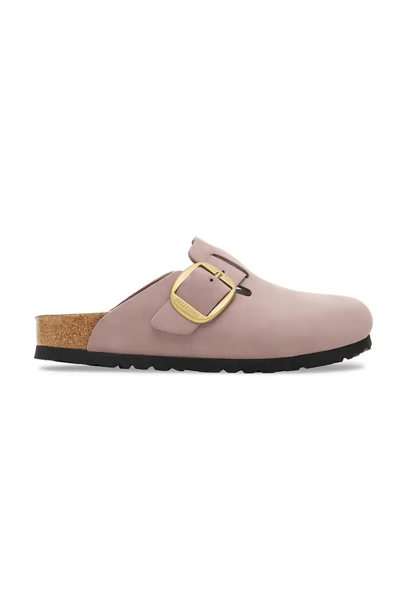 infradito in nubuck Madrid Big Buckle donna colore violetto 1030544