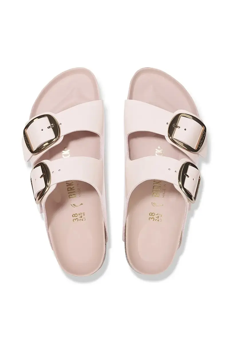 infradito in pelle Arizona Big Buckle donna colore rosa 1029392 miniatura 5