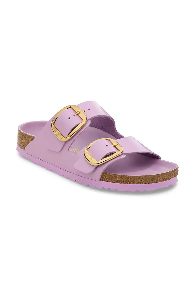 infradito in pelle Arizona Big Buckle donna colore violetto 1030328 miniatura 2