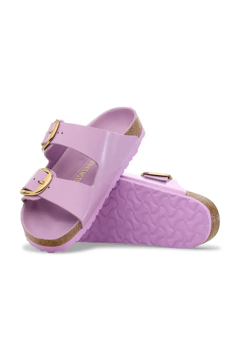 infradito in pelle Arizona Big Buckle donna colore violetto 1030328 miniatura 5