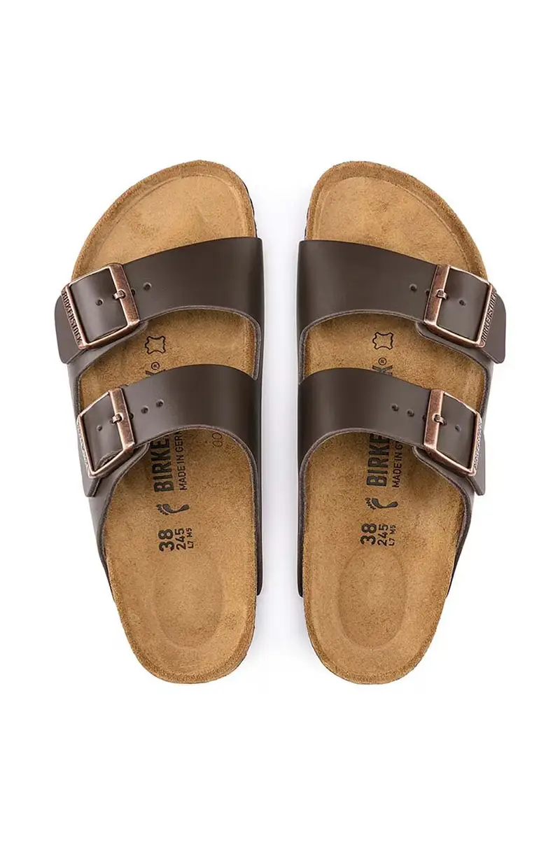 infradito in pelle Arizona donna colore marrone 51103 miniatura 5