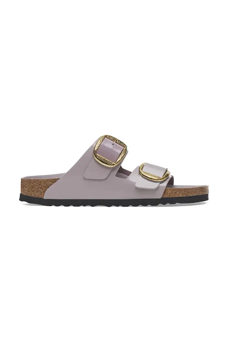 infradito in pelle Arizona Hammered Buckle donna colore violetto 1029762