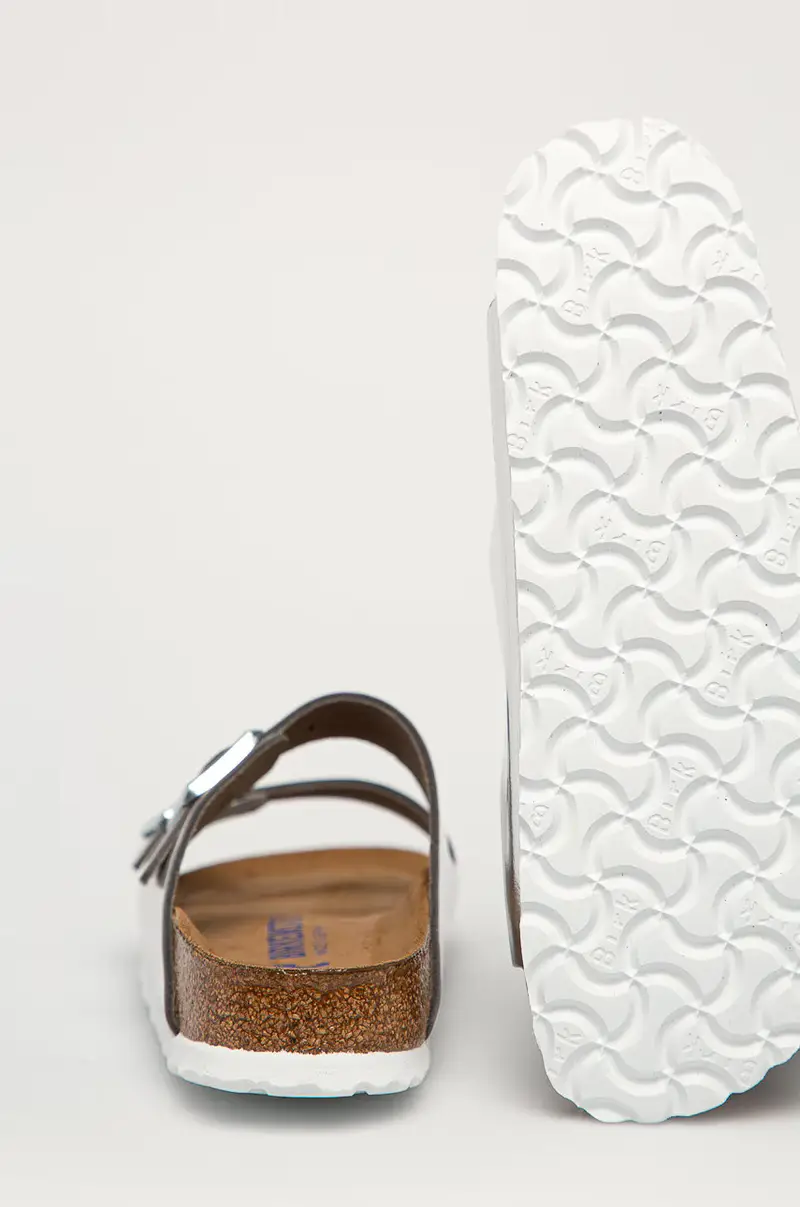 infradito in pelle Arizona SFB donna colore argento 1005961 miniatura 3