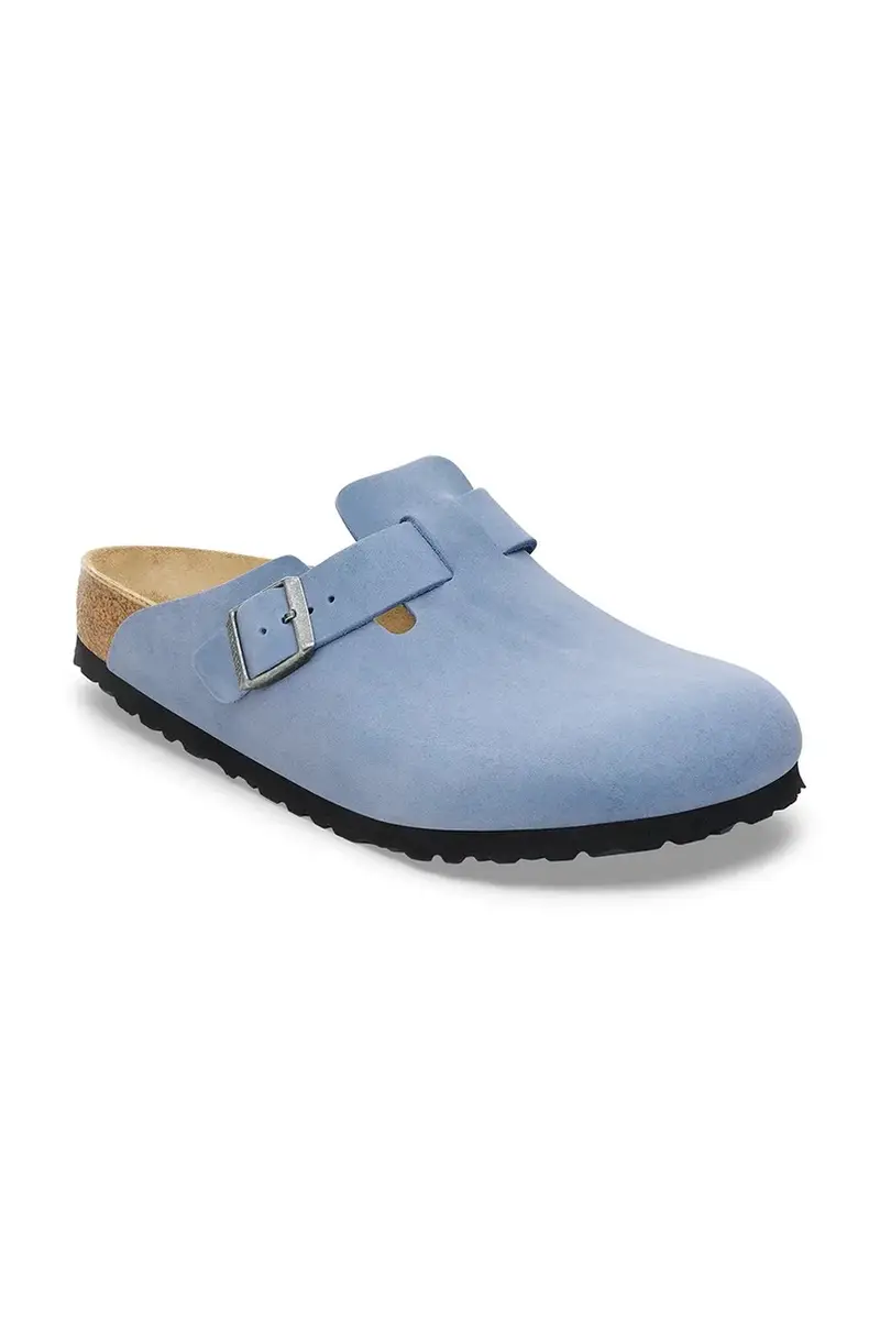 infradito in pelle Boston uomo colore blu 1028225 miniatura 2