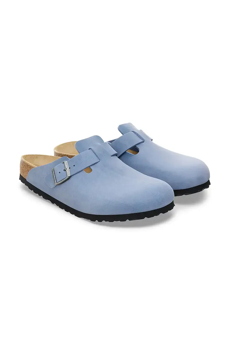 infradito in pelle Boston uomo colore blu 1028225 miniatura 3