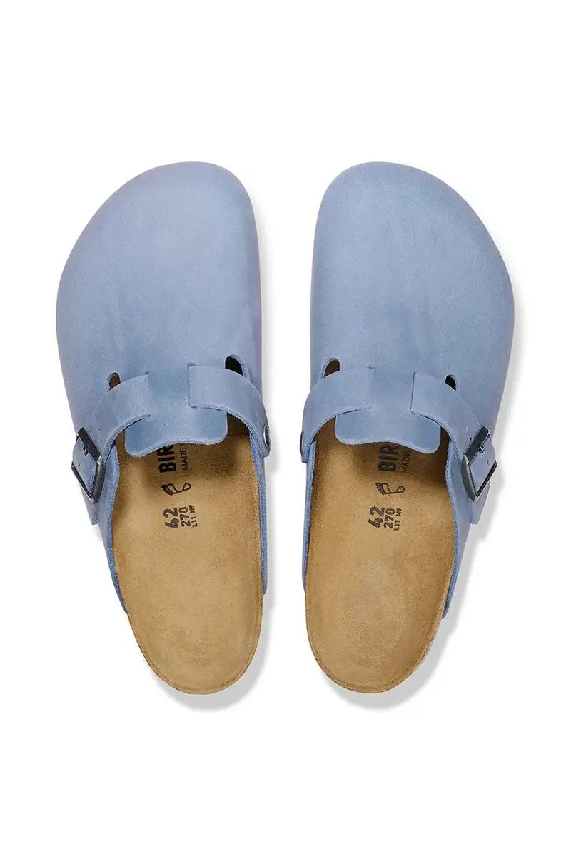 infradito in pelle Boston uomo colore blu 1028225 miniatura 4