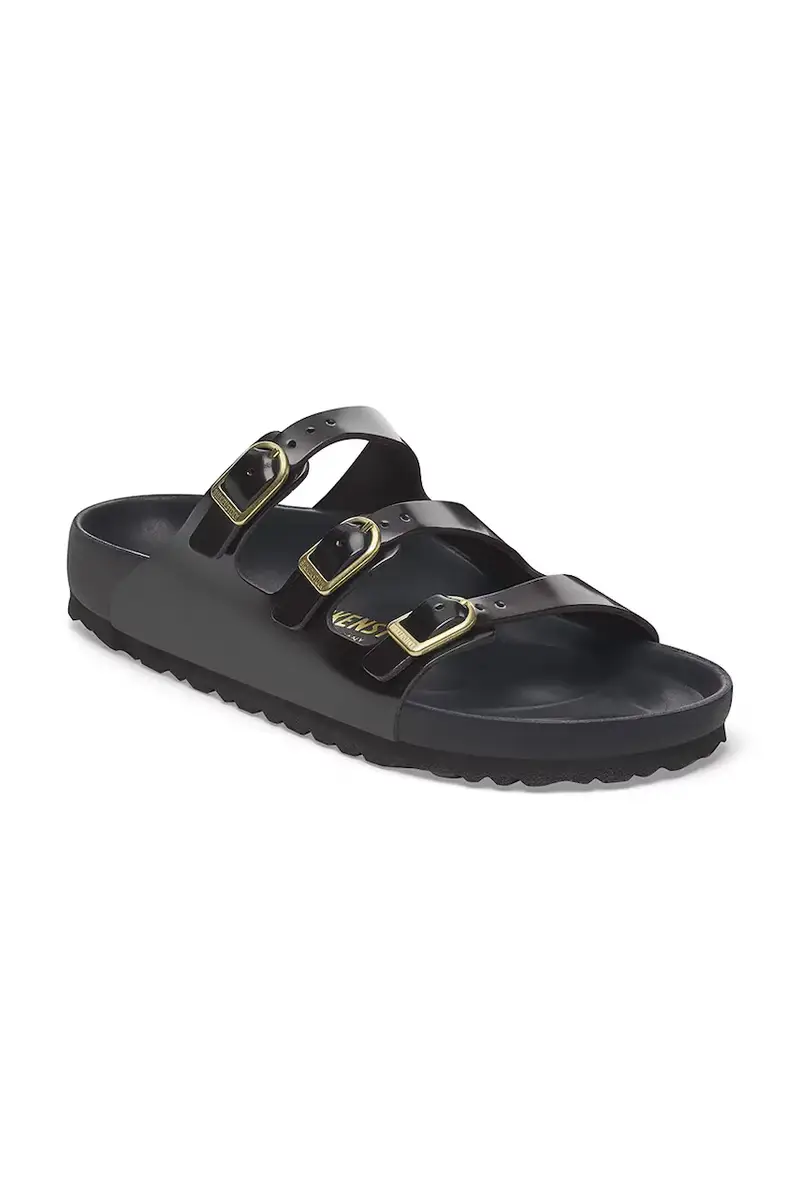 infradito in pelle Florida D-Buckle Exq donna colore nero 1029385 miniatura 2
