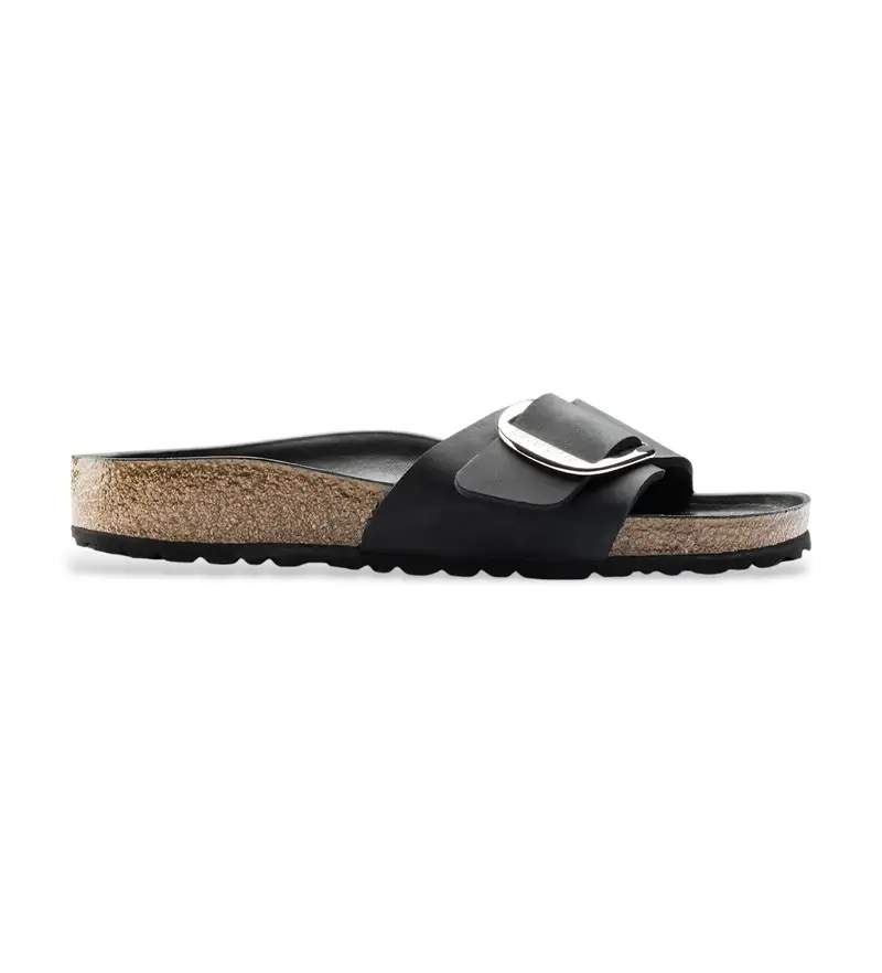 per donna 1006523 Sandali in pelle nera Madrid (36), Nero, Basso, Nessuno, Casual