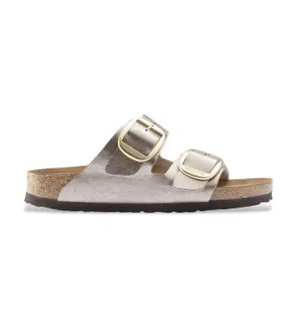 per donna 1020882 Sandali Arizona Big Buckle Bronze (36), Basso, Nessuno, Casual, Bronzo, Taupe Pelle