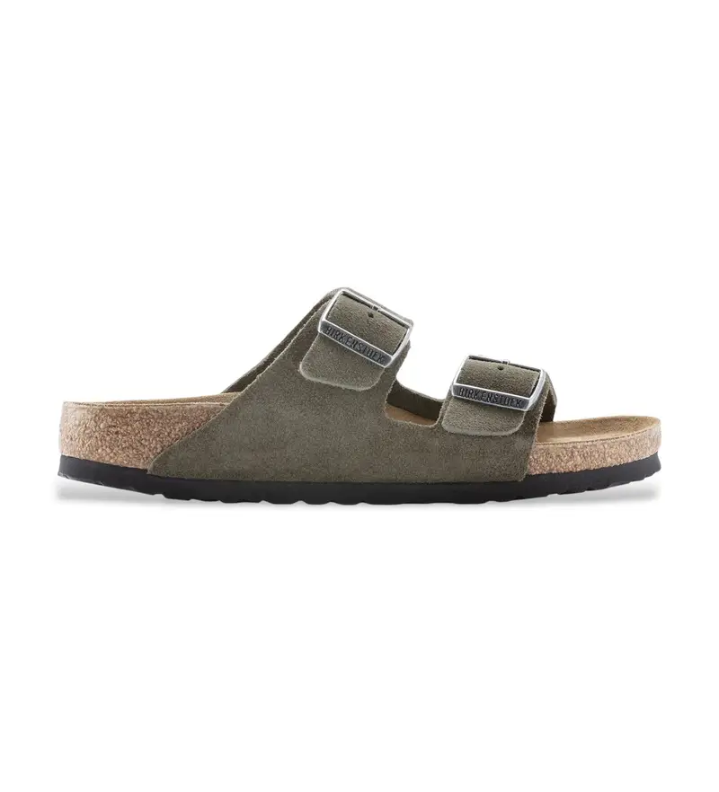 per donna. 1025047 Sandali Arizona in pelle verde chiaro (37), Basso, Nessuno, Casual
