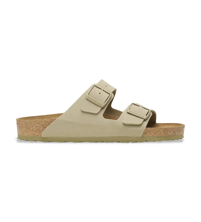 per donna. 1027697 Sandali Arizona Birko Flor in pelle verde (36), Basso, Nessuno, Casual