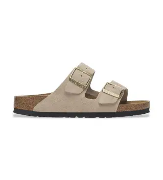 per donna 1029260 Sandali in pelle beige chiaro Arizona (41), Basso, Nessuno, Casual