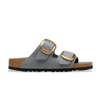 per donna 1032071 Sandali Arizona Big Buckle in pelle blu (36), Basso, Nessuno, Casual