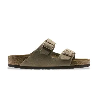 per donna 951301 Sandali Arizona in morbida pelle marrone (43), Basso, Nessuno, Casual