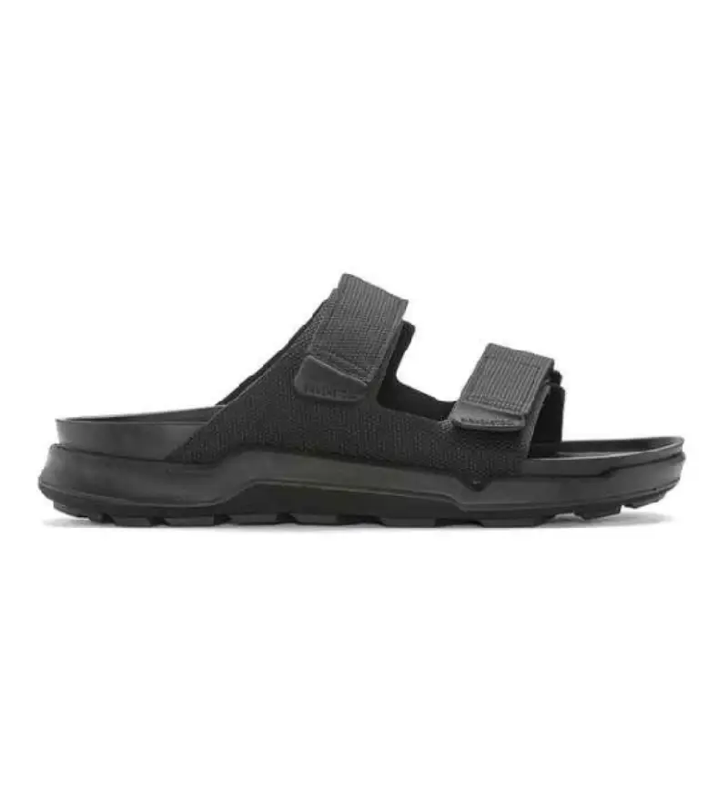 per uomo 1024982 Sandali in pelle nera di Atacama (44), Nero, Basso, Nessuno, Casual