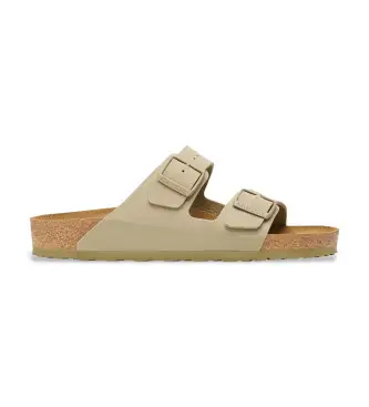 per uomo 1027704 Sandali in pelle verde kaki Arizona (41), Basso, Nessuno, Casual