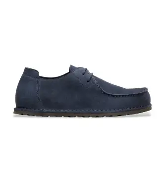 per uomo 1031468 Scarpe in pelle con lacci Utti blu navy (40), Basso, Stringhe, Casual