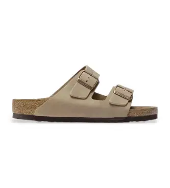 per uomo 352201 Sandali normali Arizona Leoi in pelle marrone (40), Basso, Nessuno, Casual
