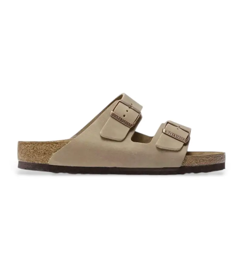 per uomo 352201 Sandali normali Arizona Leoi in pelle marrone (41), Basso, Nessuno, Casual