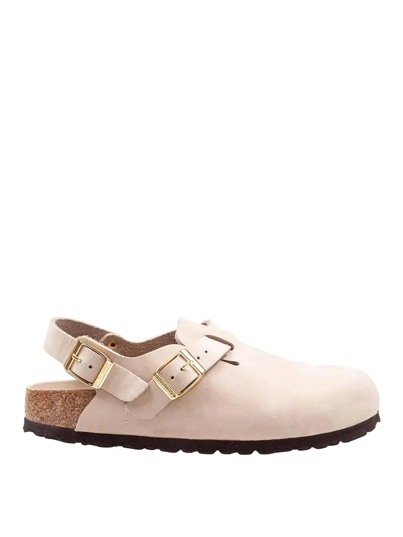 Sabot Tokio In Pelle Colore Sabbia Beige