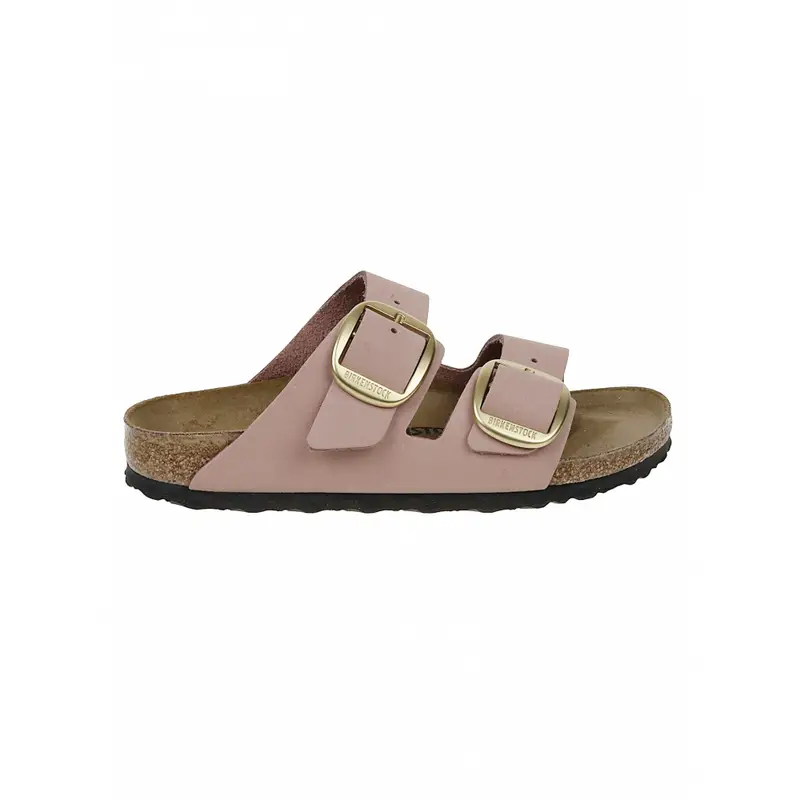 sandali arizona rosa donna doppia fascia fibbia grande nabuk