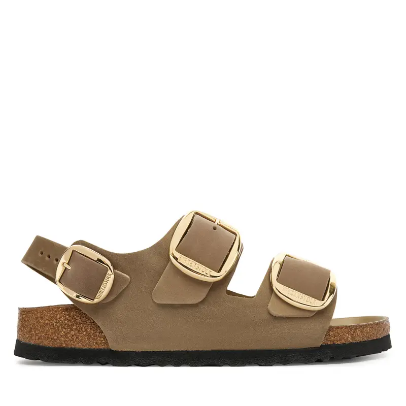 Sandali Birkenstock Milano Big Buckle Hex 1031782 Marrone