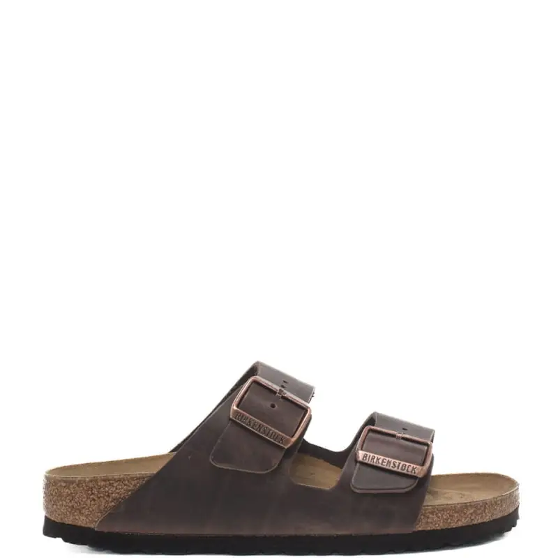 sandali da donna arizona in vera pelle oliata habana