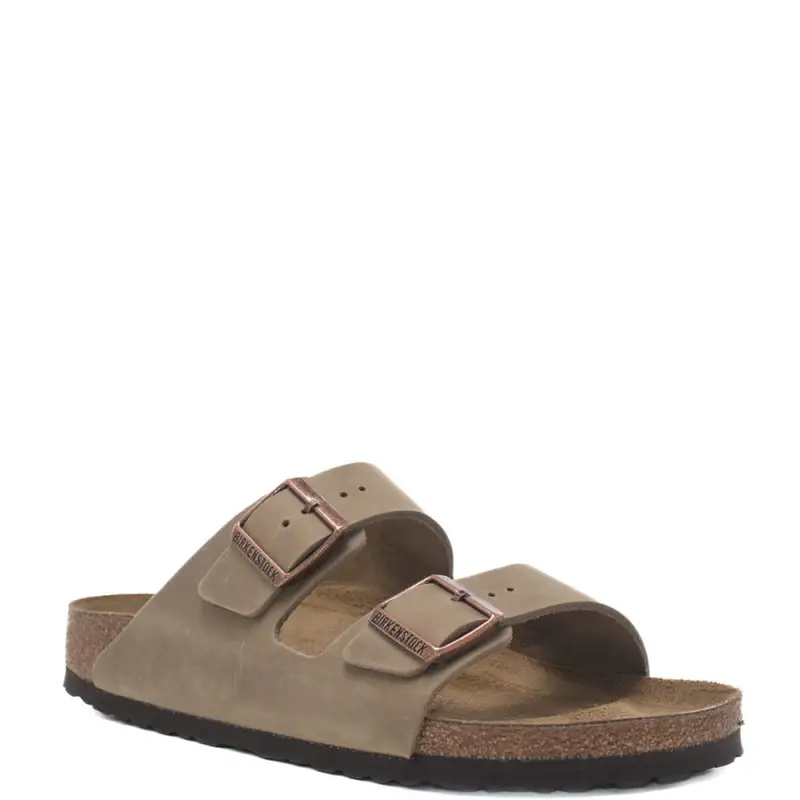 sandali da uomo arizona in vera pelle oliata tabacco miniatura 2