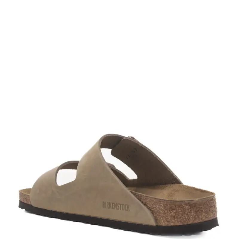 sandali da uomo arizona in vera pelle oliata tabacco miniatura 3