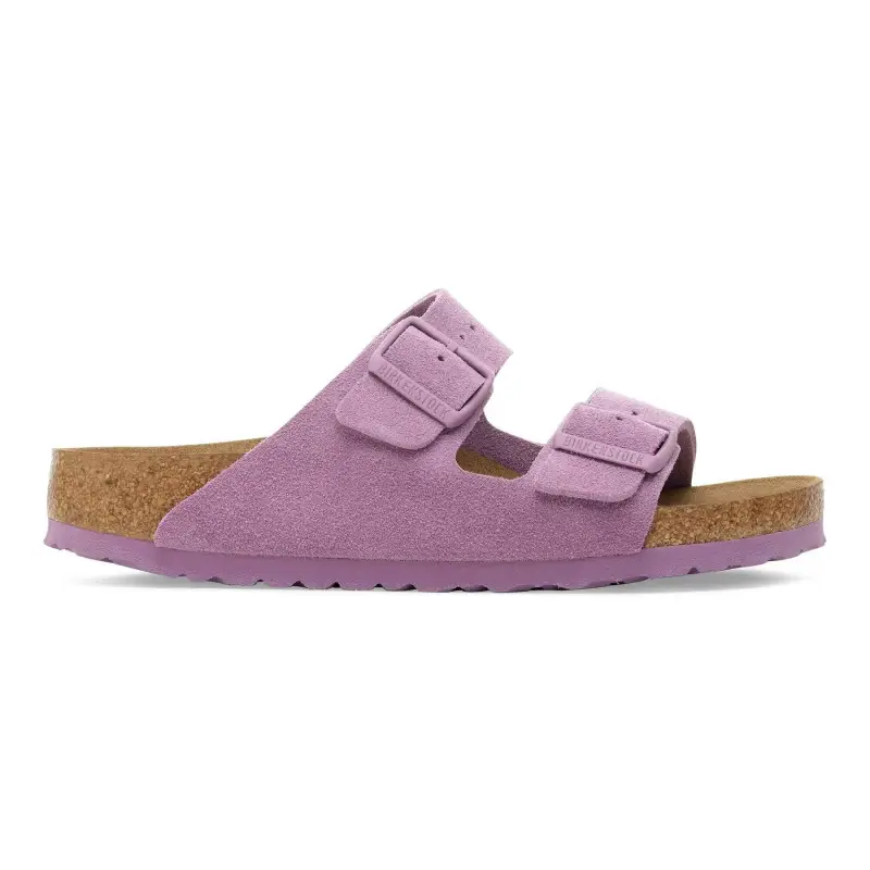 Sandali in pelle scamosciata Birkenstock Arizona