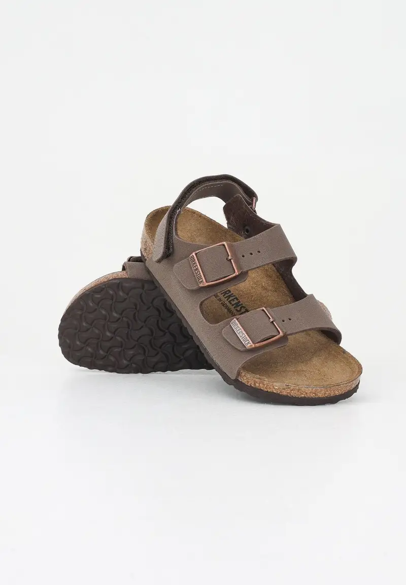 BIRKENSTOCK Sandali Milano AS mocca per bambino e bambina miniatura 3