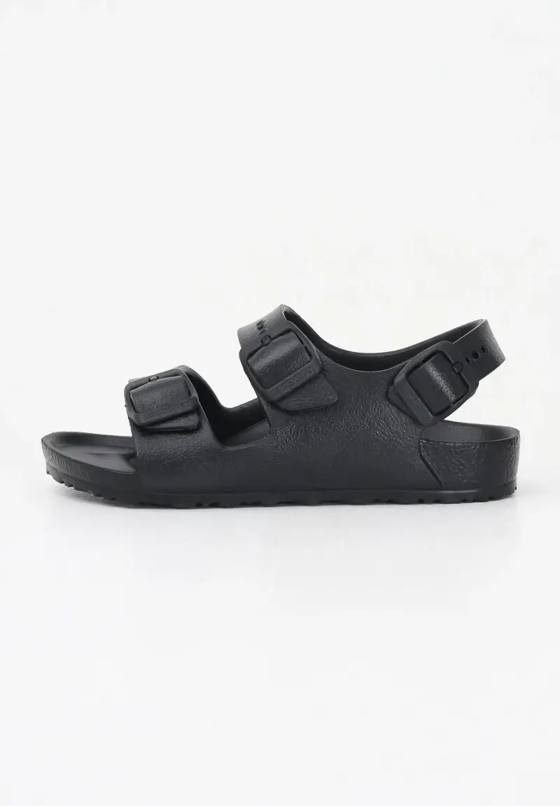 Birkenstock Sandali Milano neri per bambino e bambina