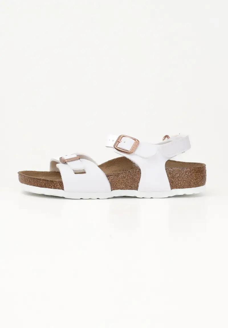 BIRKENSTOCK Sandali Rio bianchi da neonato