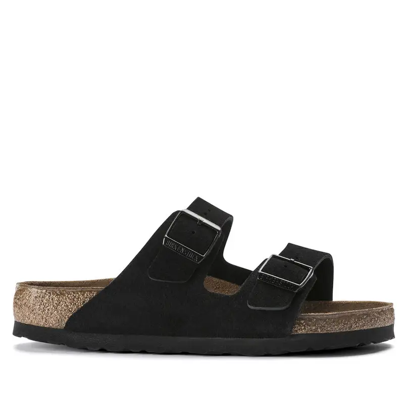 Birkenstock Sandalo Arizona Plantare Morbido Nero Size EU 42