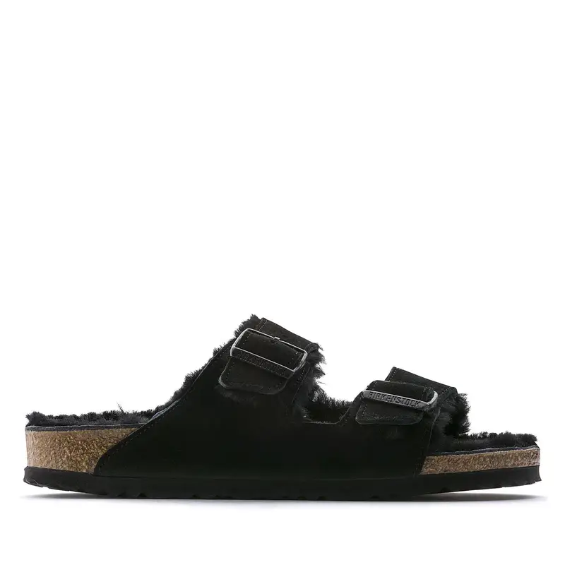 Sandalo Arizona Shearling Nero