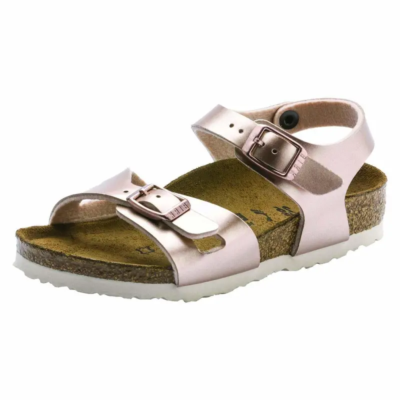 Sandalo Bambina RIO KIDS Metallizzato | Birkenstock Bianco