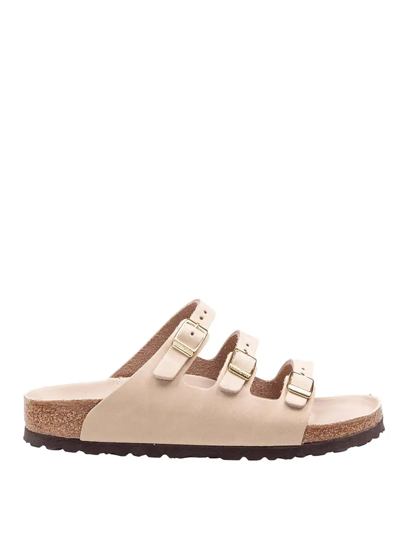 Sandalo Florida In Pelle Colore Sabbia Beige