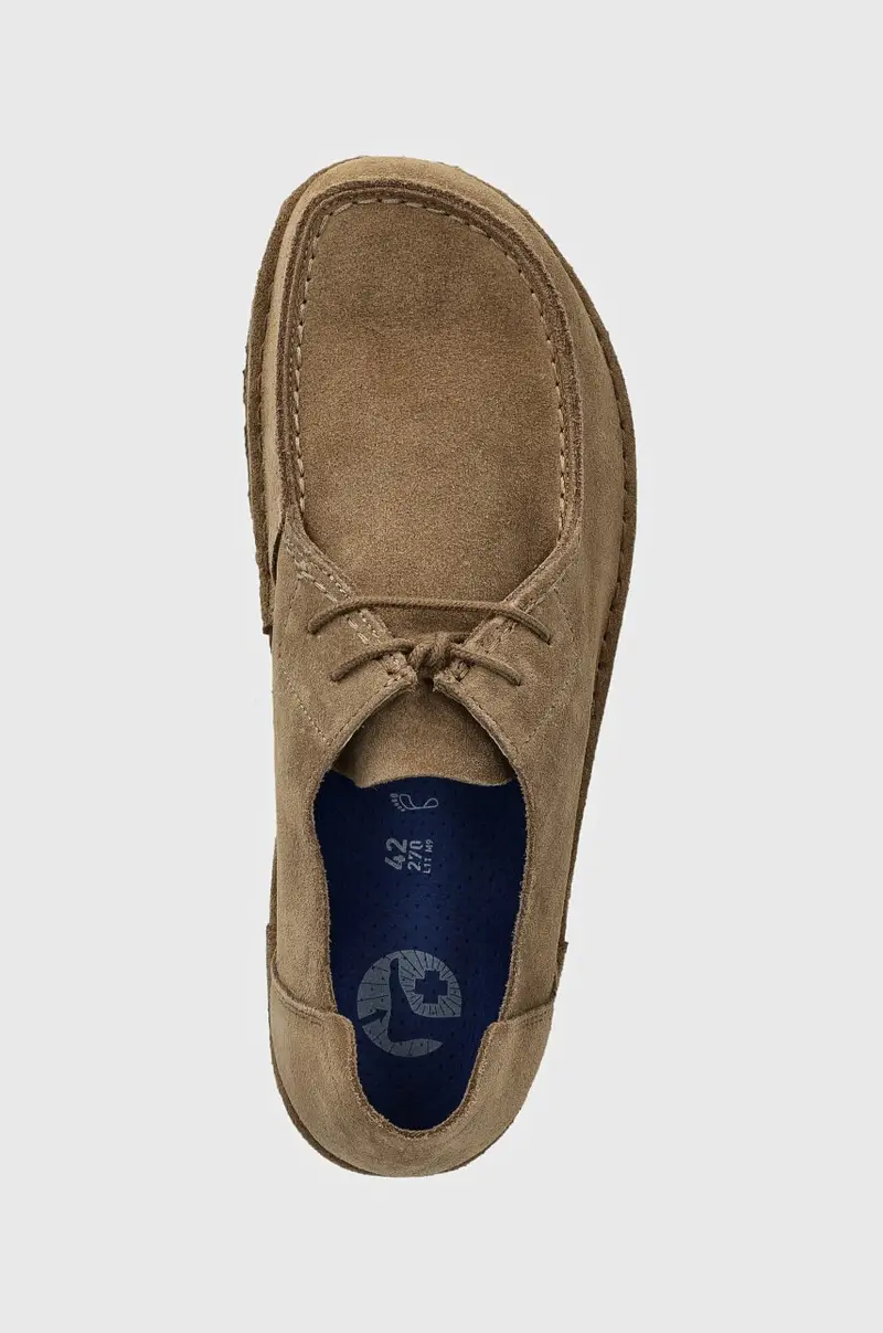 scarpe in camoscio Utti Lace uomo colore beige 1027274 miniatura 4