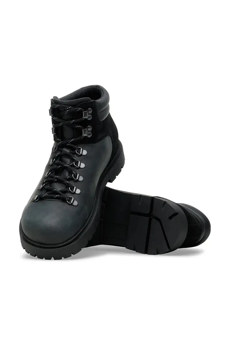 stivali alti in pelle Jackson 2.0 colore nero 1030951 miniatura 5