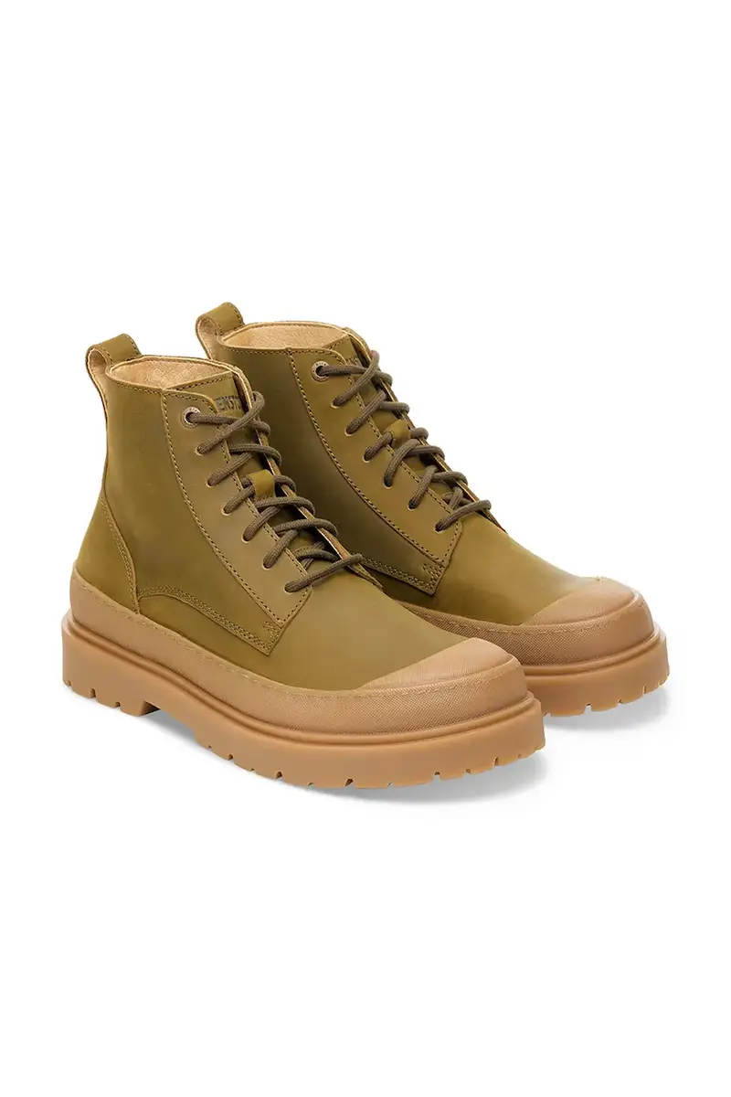 stivali alti in pelle Prescott Lace M colore verde 1030034 miniatura 3