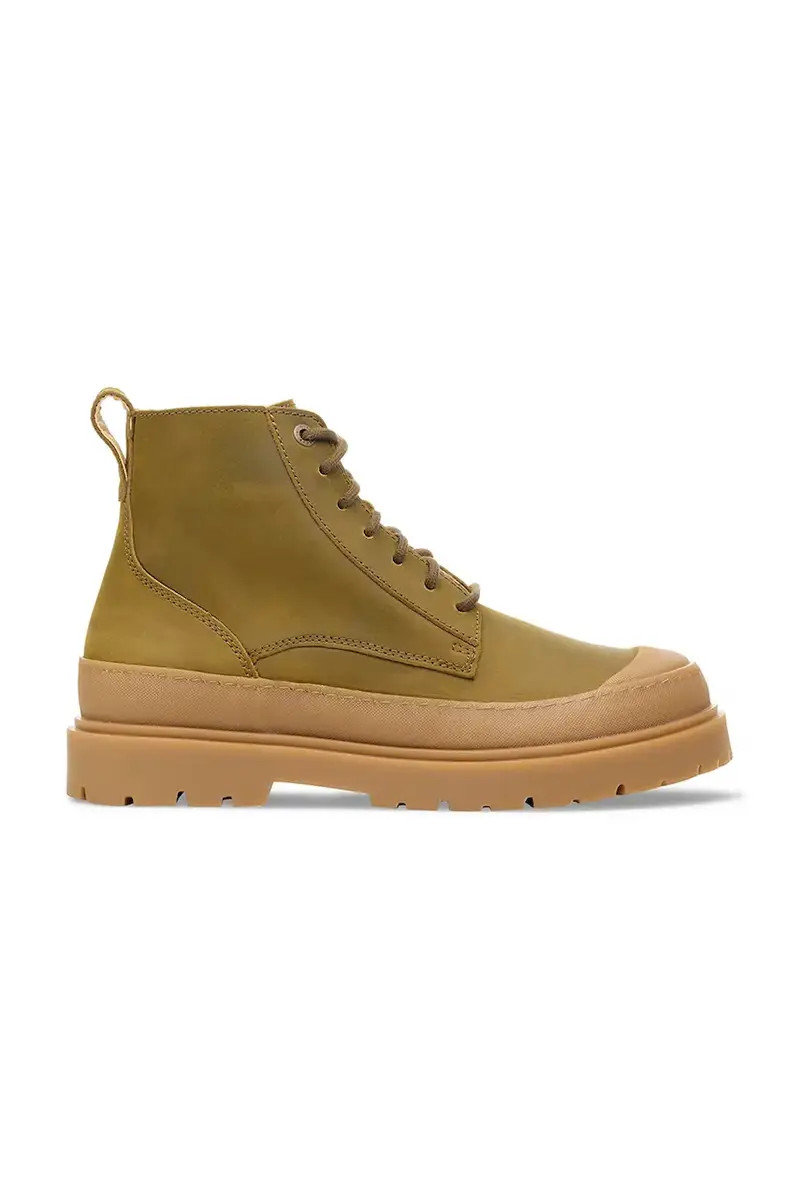 stivali alti in pelle Prescott Lace M colore verde 1030034