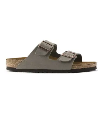 unisex 151211 Sandali grigi Arizona BFBC (47), Basso, Nessuno, Casual, Grigio Pelle