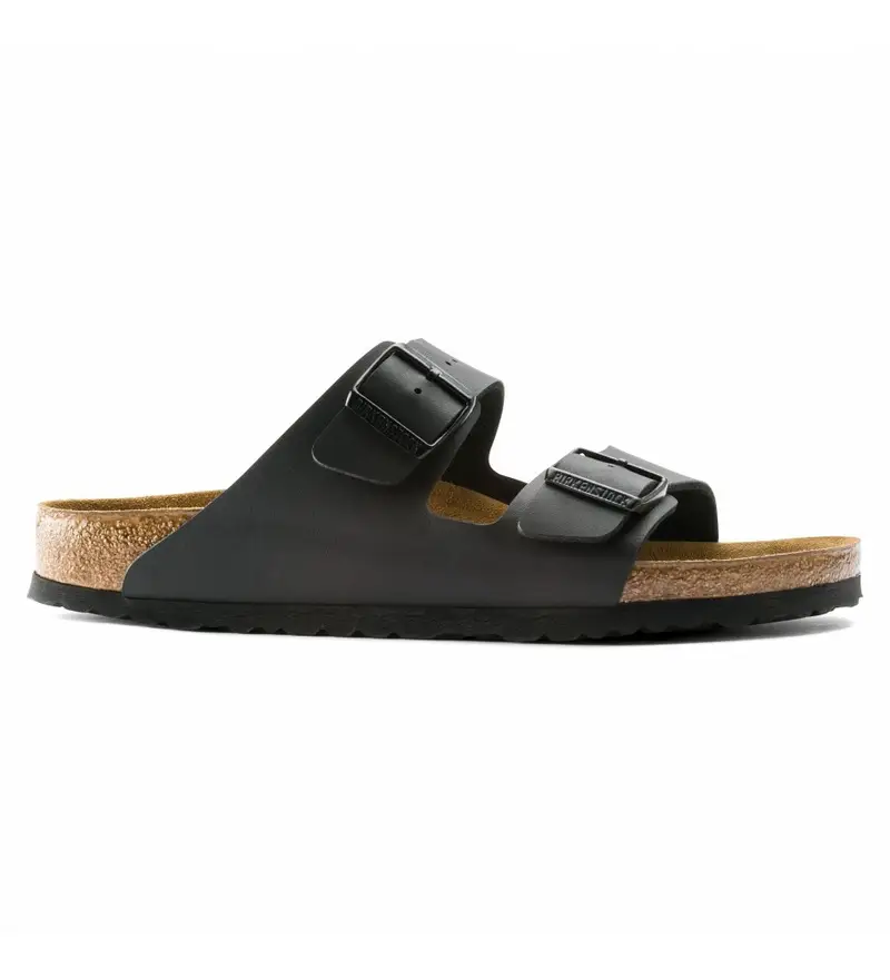 unisex. 51791 Sandali Arizona Birko-Flor neri (36), Nero, Basso, Nessuno, Casual Pelle