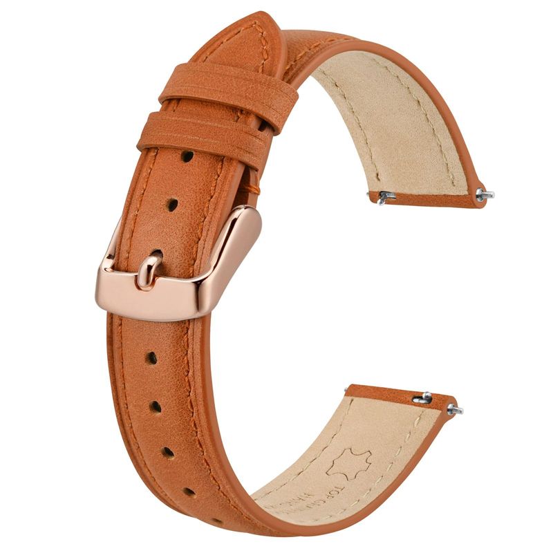 BISONSTRAP Cinturino Pelle Arancia