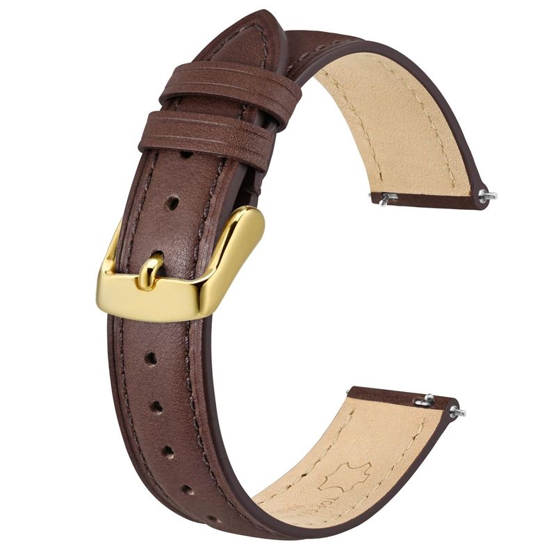 BISONSTRAP Cinturino Orologio Pelle Marrone Scuro