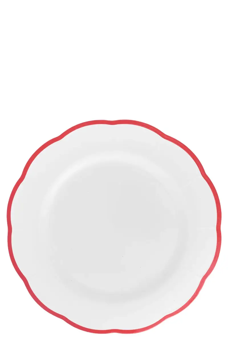 Piatto Da Frutta 'Petalo' ⌀ 20,9 Cm Rosso