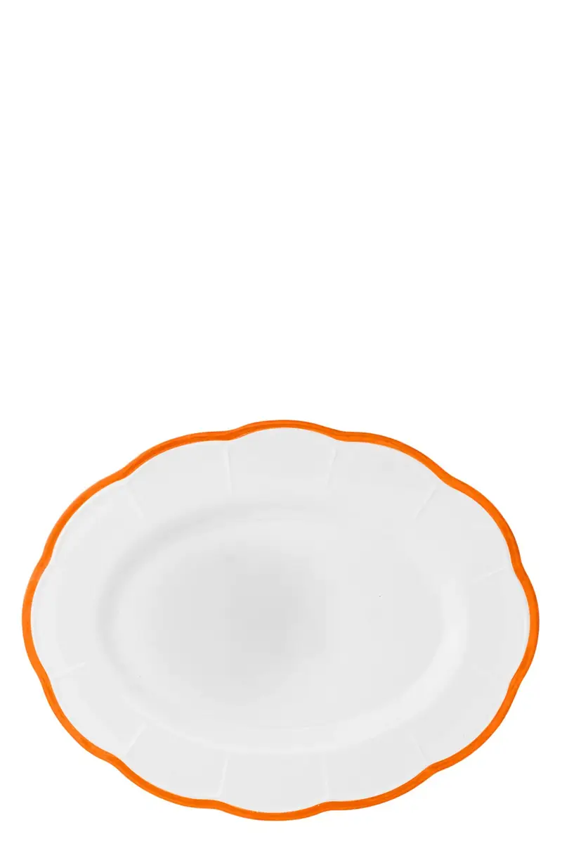 Piatto Da Portata 'Petalo' ⌀ 36 Cm Arancione